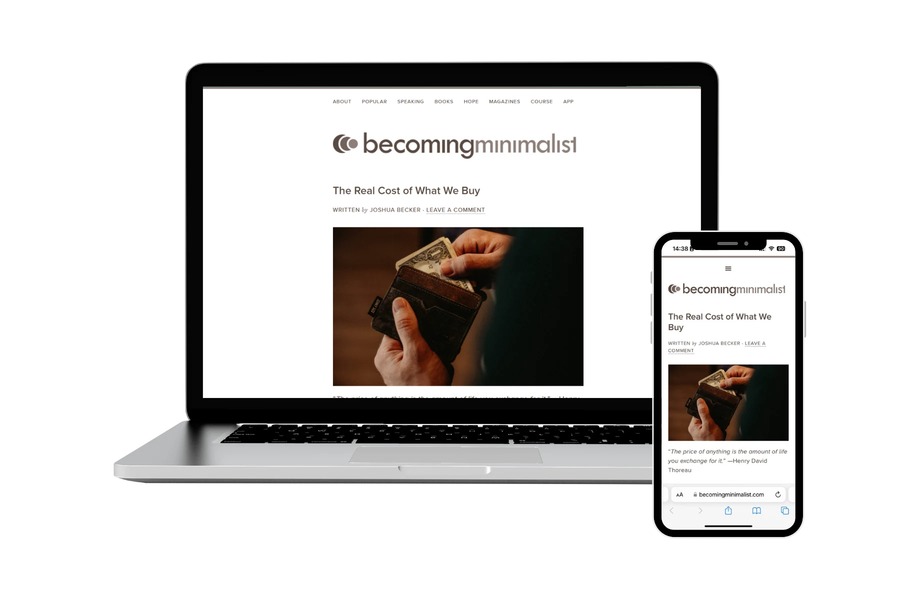 Becomingminimalist is one of the best productivity blogs