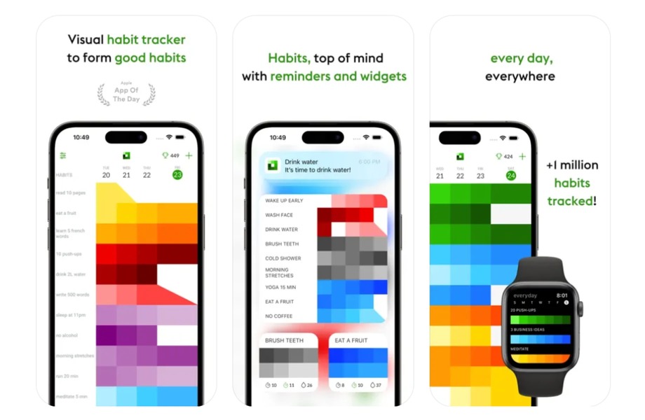 Everyday is one of the best habit tracking apps