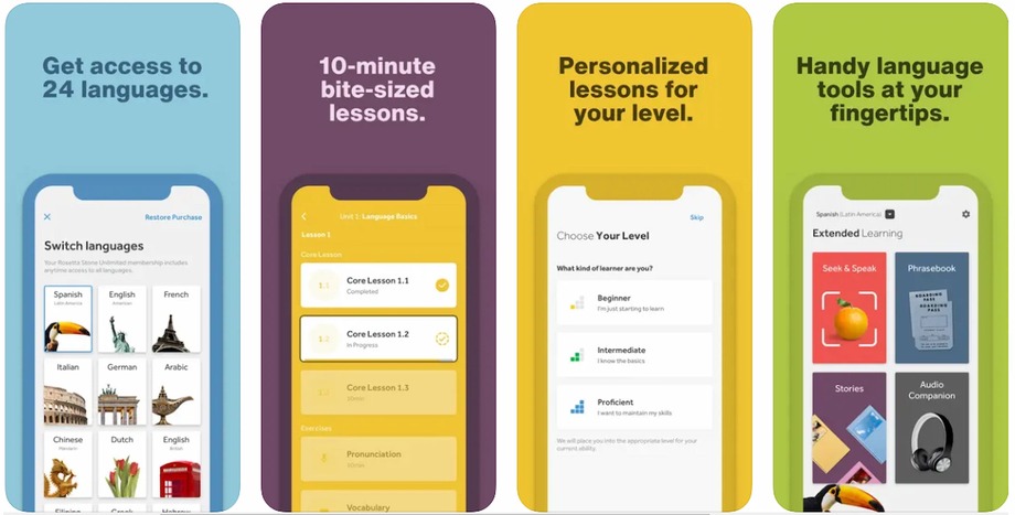 Rosetta Stone language courses
