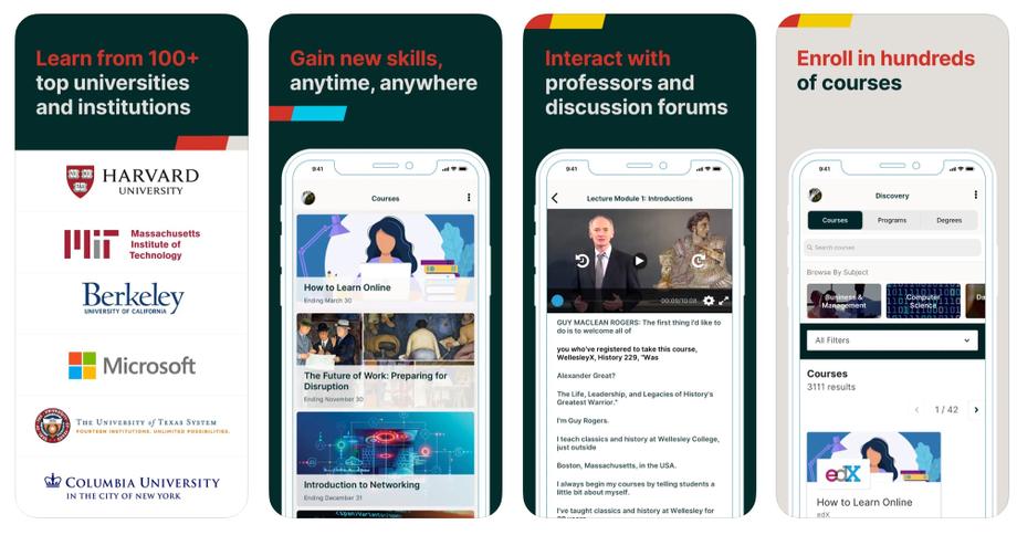 edX app screenshot