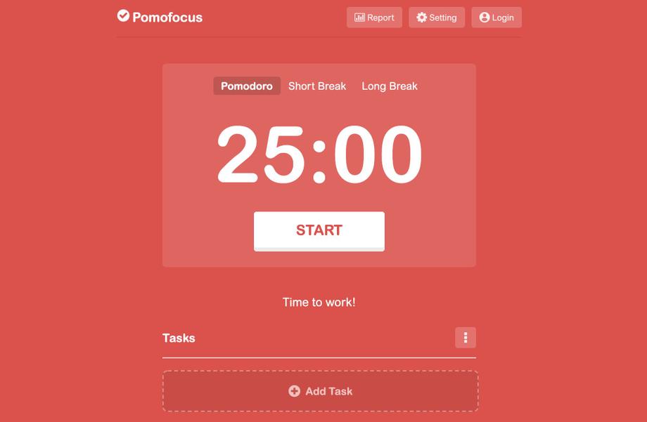 pomodoro pc app that is continuous