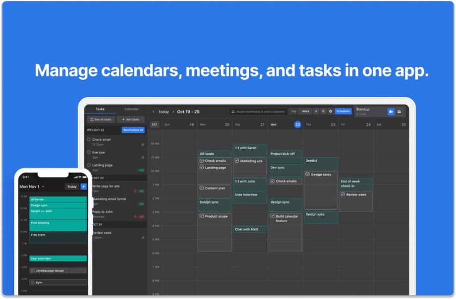 Motion is a AI-powered productivity app.