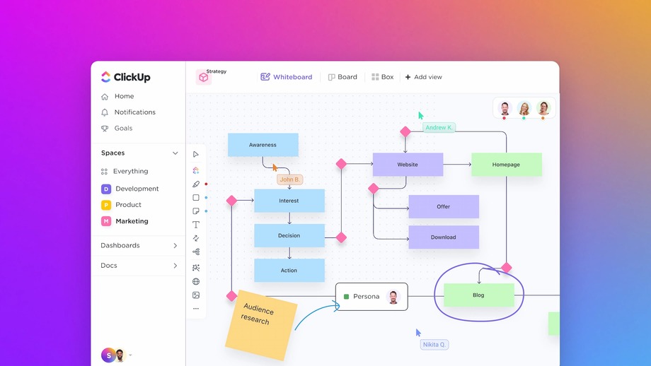 ClickUp as task management tool